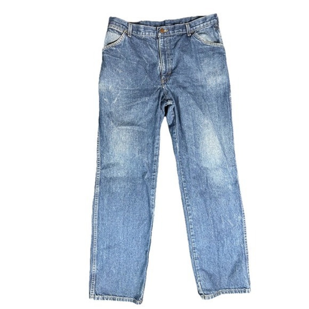 Vintage Big Ben Denim Jeans 36x34 Men Blue Wash Classic Style Relaxed Fit Casual